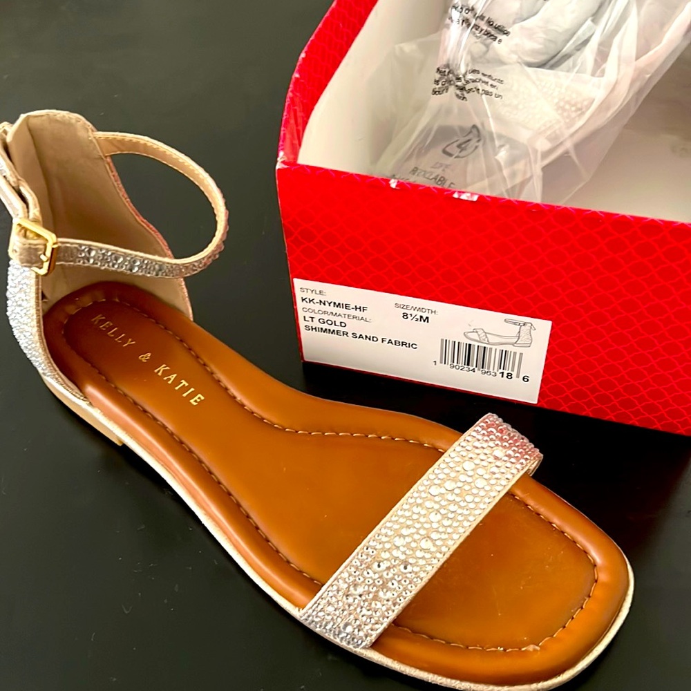 Kelly and Katie Nymie sparkly sandal 8 1/2